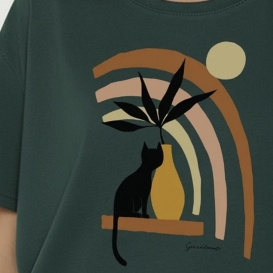 Interior cat petrol ladies top