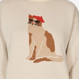 Lucie beige ladies knit