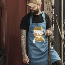 Frank blue apron