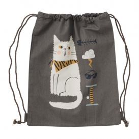 Mans grey gym bag
