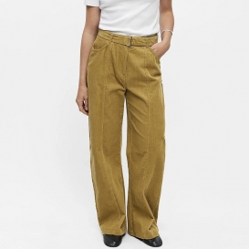 Jytt ochre wide corduroy ladies pants