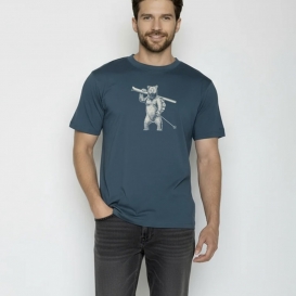 Bear fun petrol men t-shirt