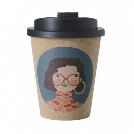 Hedda cork travel mug