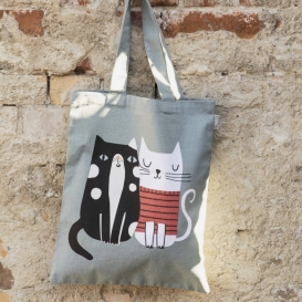 Doris & Sally green tote bag